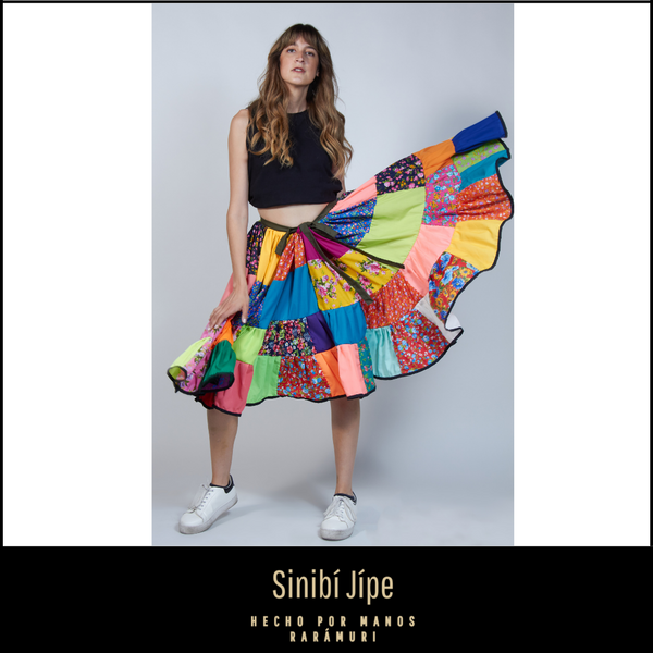 Falda hecha 100% a mano - Diseño Sinibí Jípe