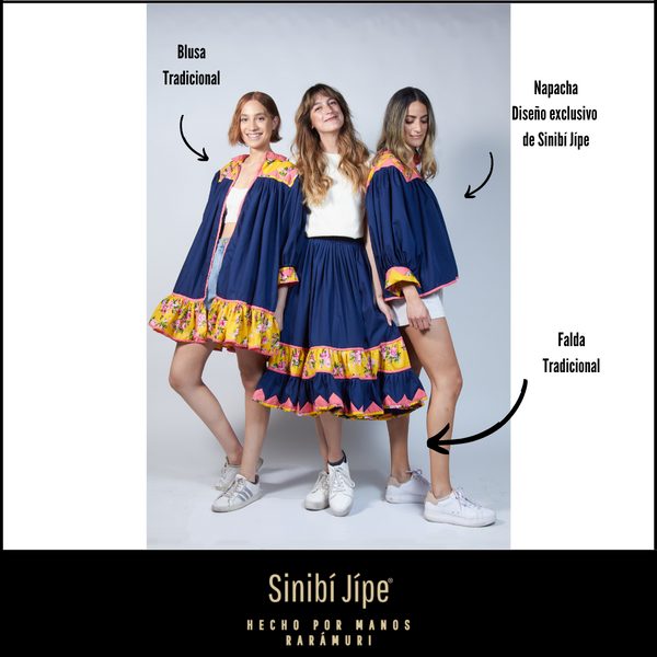 Blusa Tradicional-Azul Marino