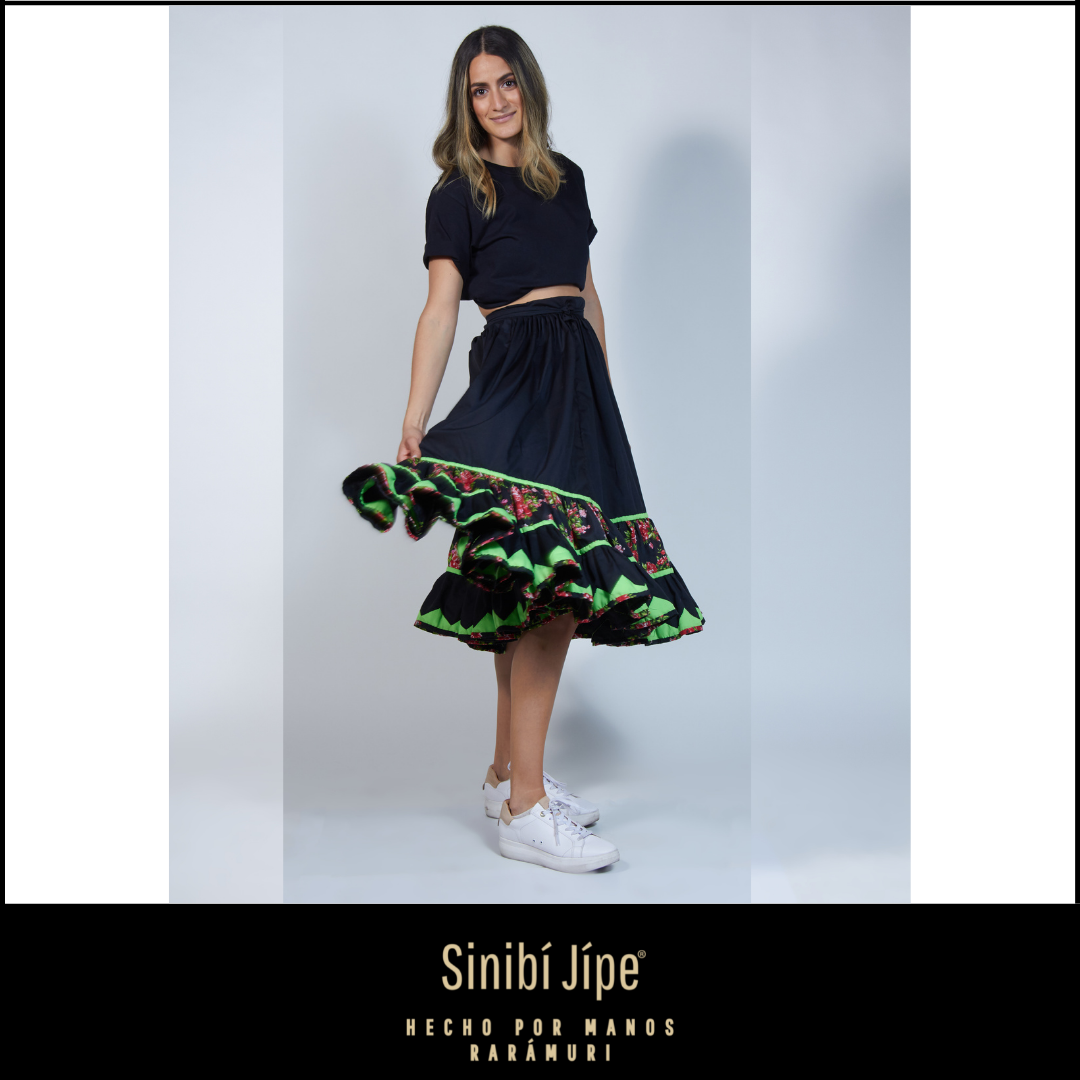 Falda mexicana para mujer 2025