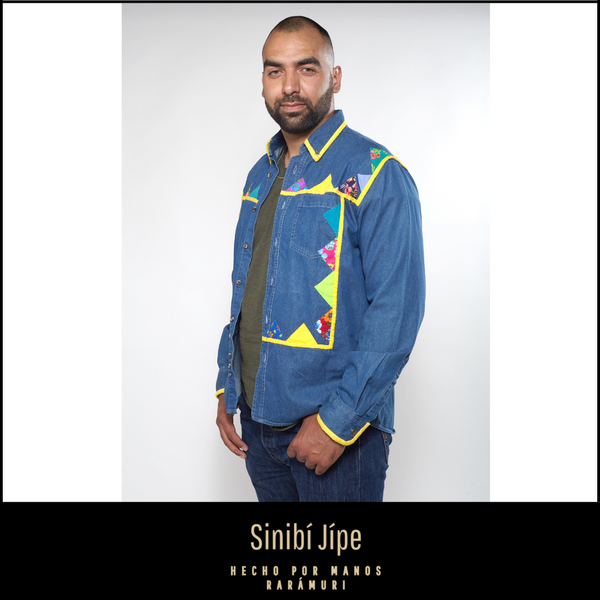 Diseño Kusárare - Camisa Artesanal De Mezclilla