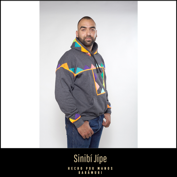 Diseño Narasi - Sudadera con gorro en gris