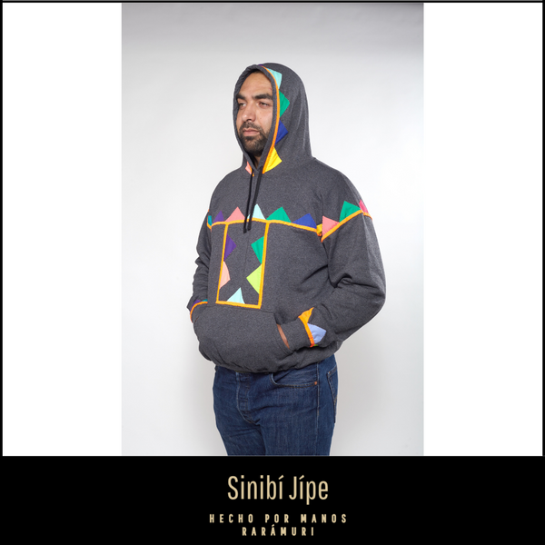 Diseño Narasi - Sudadera con gorro en gris