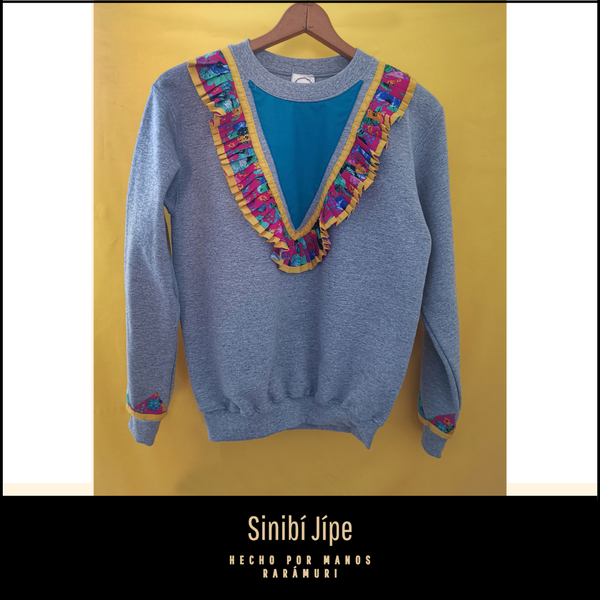 Diseño Agustina - Sudadera gris claro