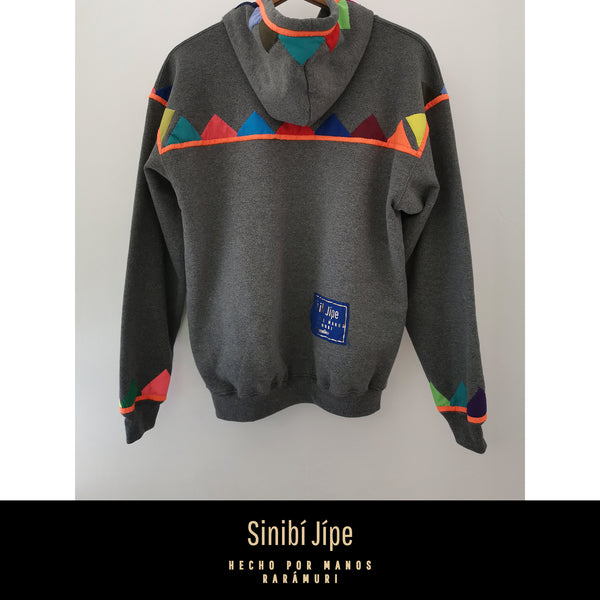 Diseño Narasi - Sudadera con gorro en gris