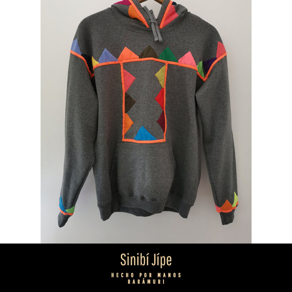 Diseño Narasi - Sudadera con gorro en gris