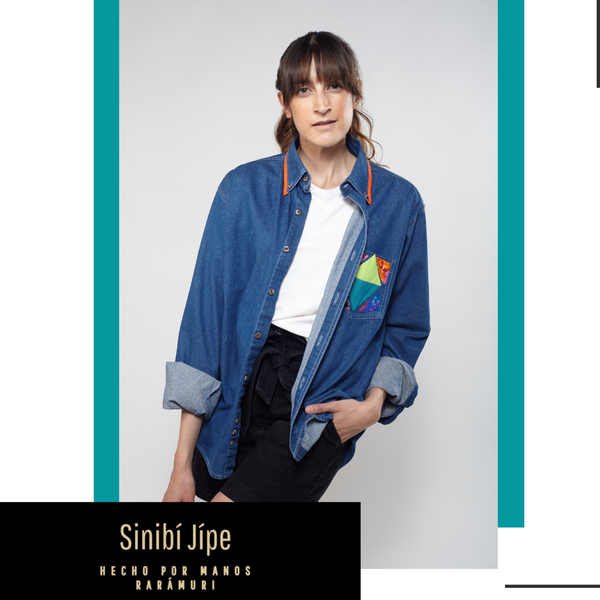 Diseño Rijoy - Camisa Artesanal De Mezclilla