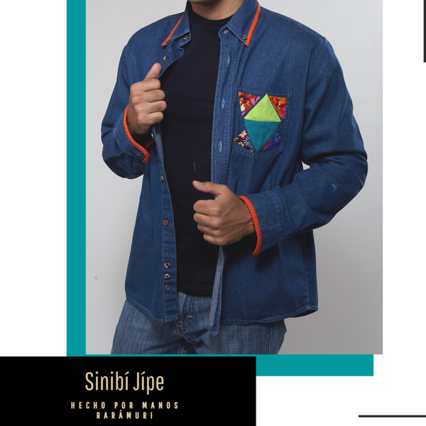 Diseño Rijoy - Camisa Artesanal De Mezclilla
