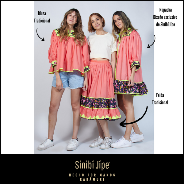 Blusa Tradicional-Salmón