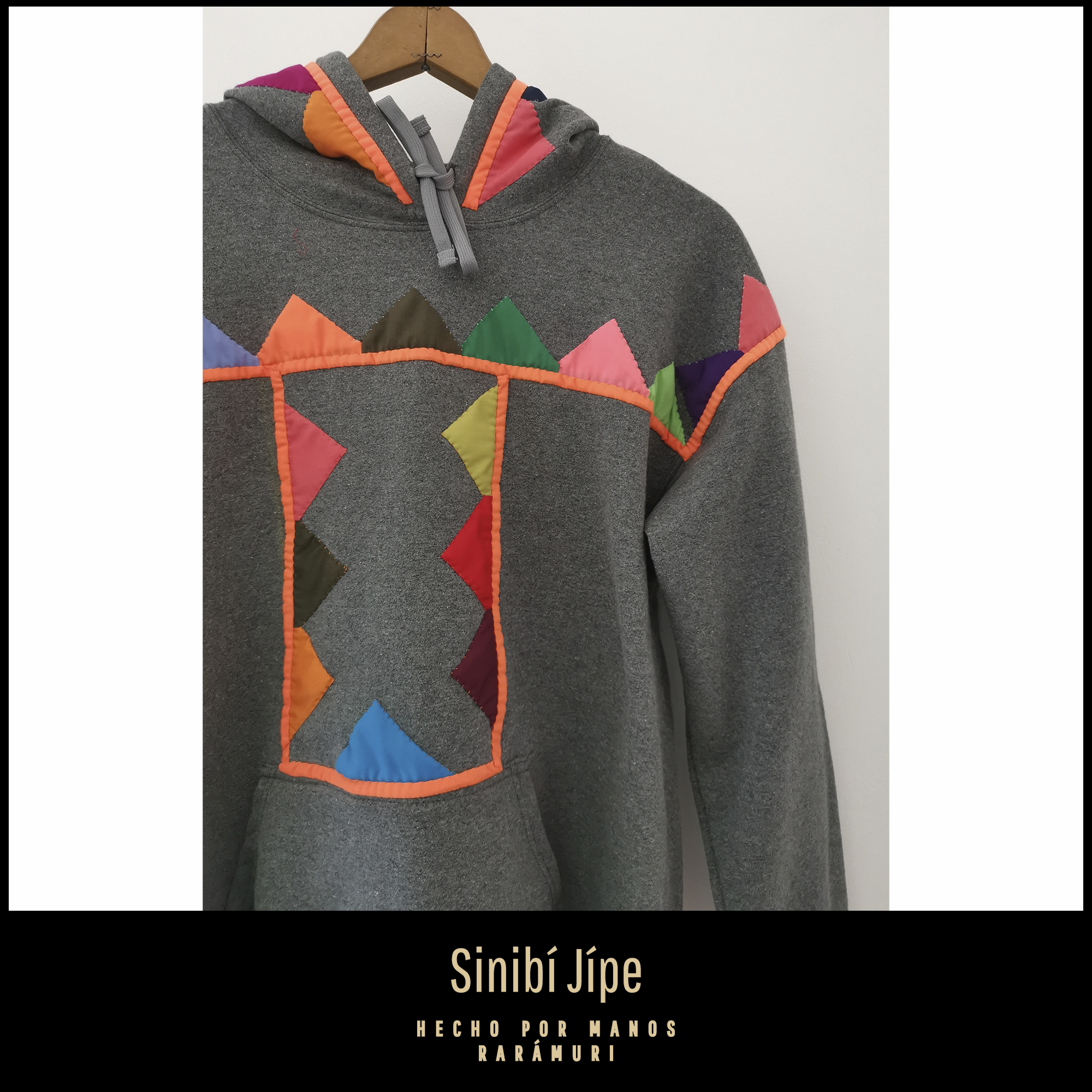 Diseño Narasi - Sudadera con gorro en gris