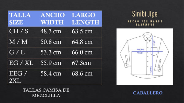 Diseño Rijoy - Camisa Artesanal De Mezclilla
